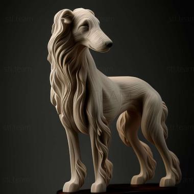 3D модель Собака Silky Windhound (STL)